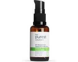 The Purest Solutions Vitamin B Complex Serum 10% Niacinamide + 4D Hyaluronzuur | Vegan | Acne | Huidveroudering | Ongelijkmatige tint | Pigmentvlekken | Vermoeide huid