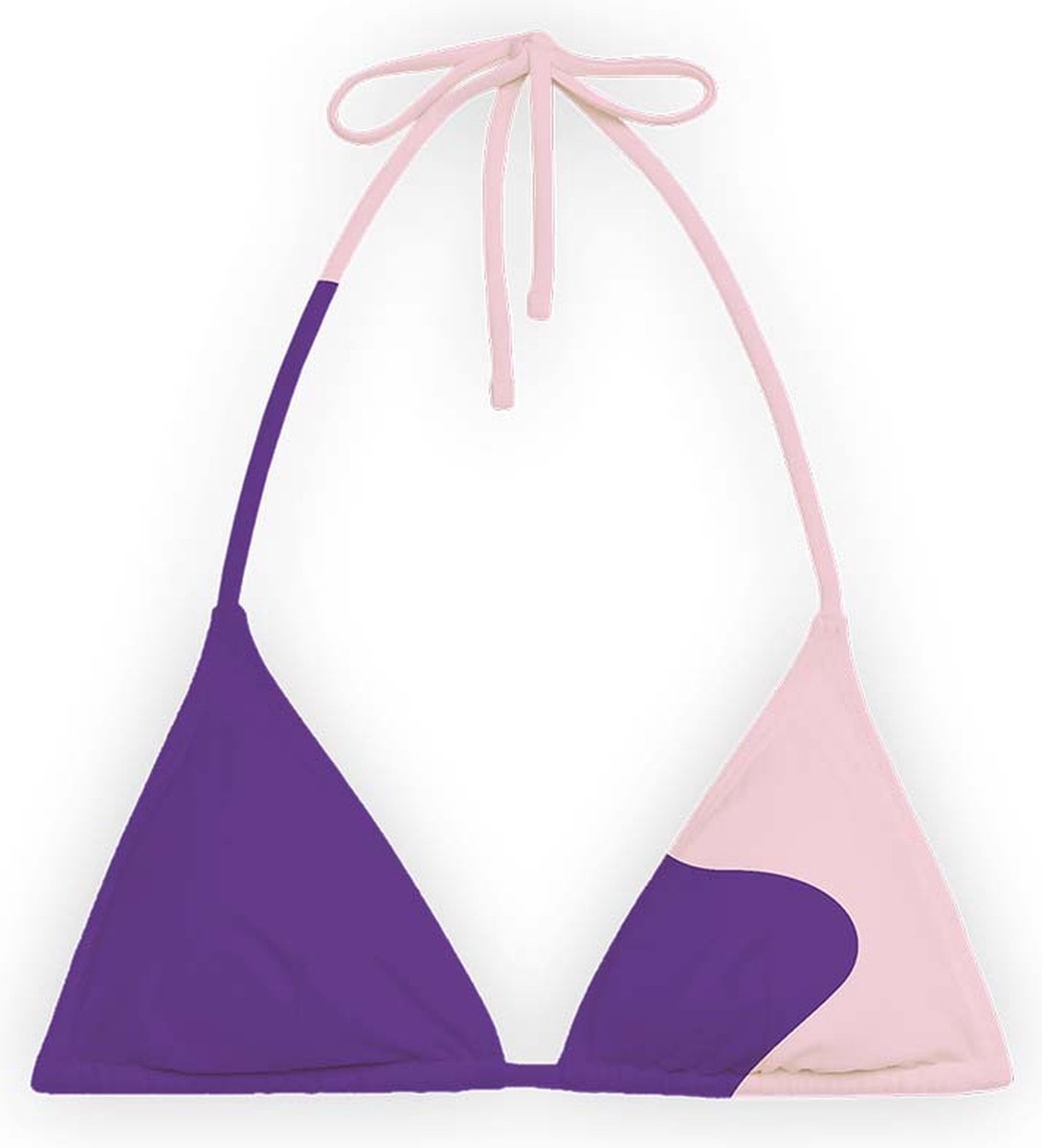 Sea'sons Official - Kleurveranderend - Triangle Bikini Top - Paars-Roze - XS