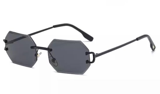 Heren zonnebril - Diamond Full Black - Dames zonnebril - Sunglasses - Luxe design - U400 protection - HD