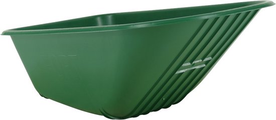Foto: Fort kruiwagenbak groen tk 100 tka 100 tkv 100 100 liter pp kunststof uv bestendig