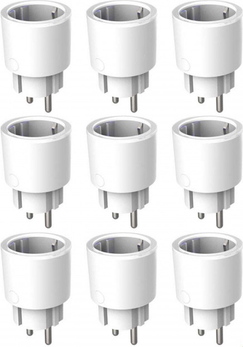 Silvergear Slimme WiFi Stekker - Timer, Schakelaar & Stopcontact x9