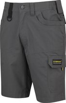 STØRVIK Ron Ripstop Korte Werkbroek Heren - Ademend Werkshort - Lichtgewicht Werkbermuda - Werk Short - Maat XS - Antraciet Grijs