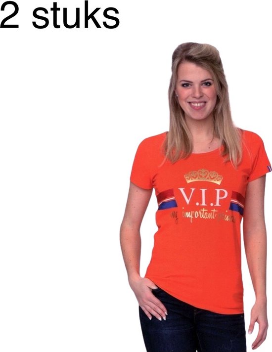 Koningsdag kleding - 2 Stuk(s) - Vrouwen - Oranje - Maat M - Dames | bol.com