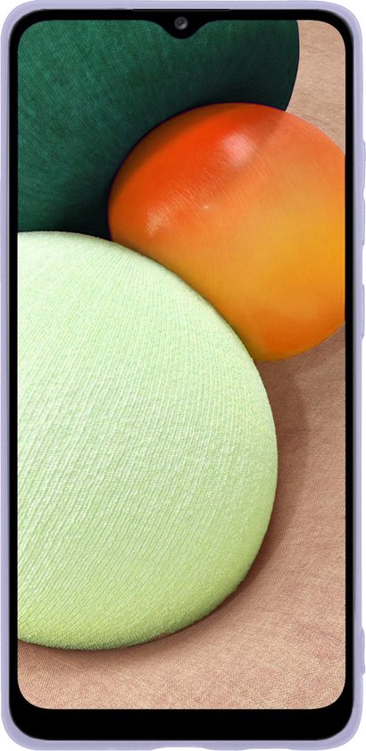 Coque Samsung Galaxy A02s Siliconen - Coque Samsung Galaxy Galaxy A02s Lilas - Coque Samsung Galaxy Galaxy A02s Siliconen Back Cover - Lilas