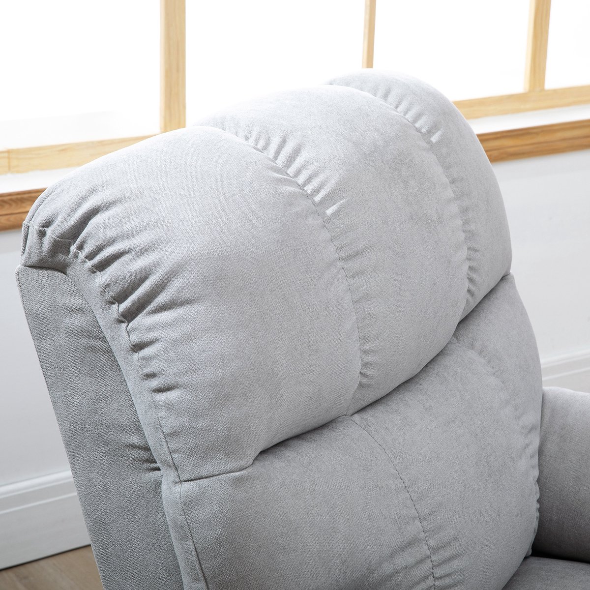 Afbeelding 3 van HOMCOM Massagestoel met Warmtefunctie Grijs