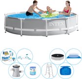 Deluxe Pool Deal - Prism Frame Round 305x76 cm