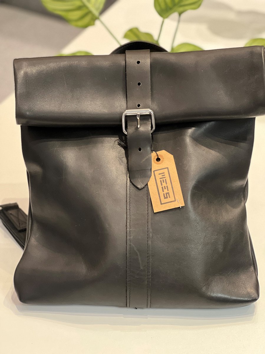 MEES Small Rollit Bag leder rugzak