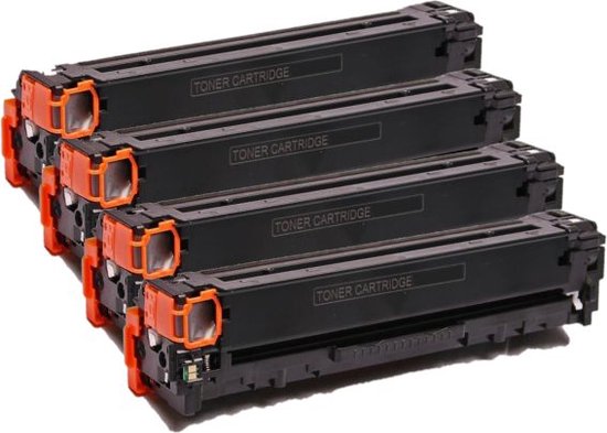 Compatible XL Multipack Laser toner cartridges voor HP 203A/203X (CF540X, CF541X, CF542X en CF543X) | Geschikt voor HP Color Laserjet Pro M254DW, M254NW, M280NW, M281FDN en M281FDW (MFP) (Zwart, Cyaan, Magenta & Geel)