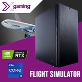 Microsoft Flight Simulator 2020 PC Intel i9-12900, RTX 3080, 32GB, 1TB NVME SSD, 2TB HDD, WiFi+Bluetooth
