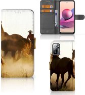 GSM Hoesje Xiaomi Redmi Note 10/10T 5G | Poco M3 Pro Bookcase Cowboy