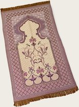 Tapis de prière Budget Jaune avec Rose