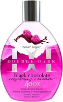 Brown Sugar DOUBLE DARK BLACK CHOCOLATE RASPBERRY CREAM Zonnebankcreme - DHA Bronzer - 400ml