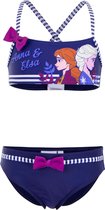 Meisjes Bikini - Frozen - Elsa en Anna - Paars - Maat 8 jaar (128 cm)