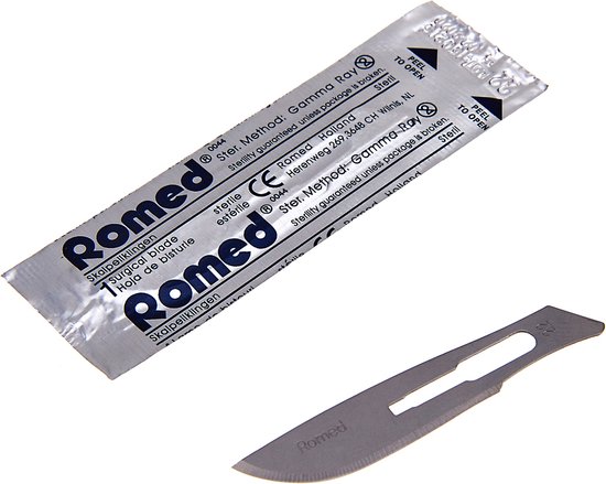 Lames de scalpel Romed n ° 24 stériles