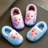 Frozen sloffen - kinderen - blauw - pantoffels - maat 24-26