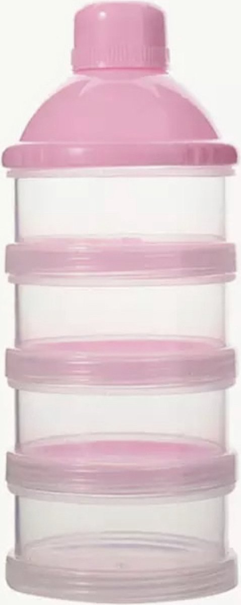Boîte doseuse de lait rose