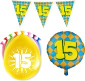 15 jaar Verjaardag Versiering Happy Party