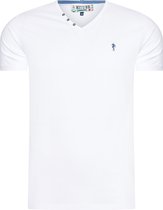 Mezaguz Heren T-Shirt Teessential Fresh White Maat XXL