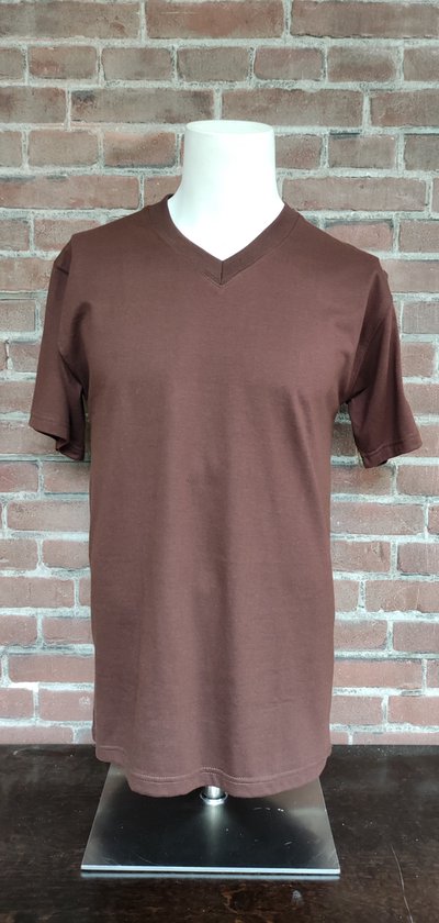 RIXIP T-shirt en Bamboe marron – XL#20.02