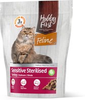 Hobby First Feline kattenvoer Sensitive Sterilised 800 gram - Kat