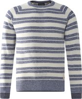 Scotch and Soda - Sweater Strepen Blauw - S - Modern-fit