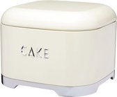 KitchenCraft - Metalen cakedoos - crème - Lovello-collectie
