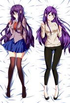 Yuri Doki Doki Literature Club Anime Body Pillow Waifu Hoes Dakimakura Kussen Case 44
