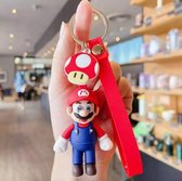 Super Mario Sleutelhanger Mario Cartoon Figuur Sleutelhanger
