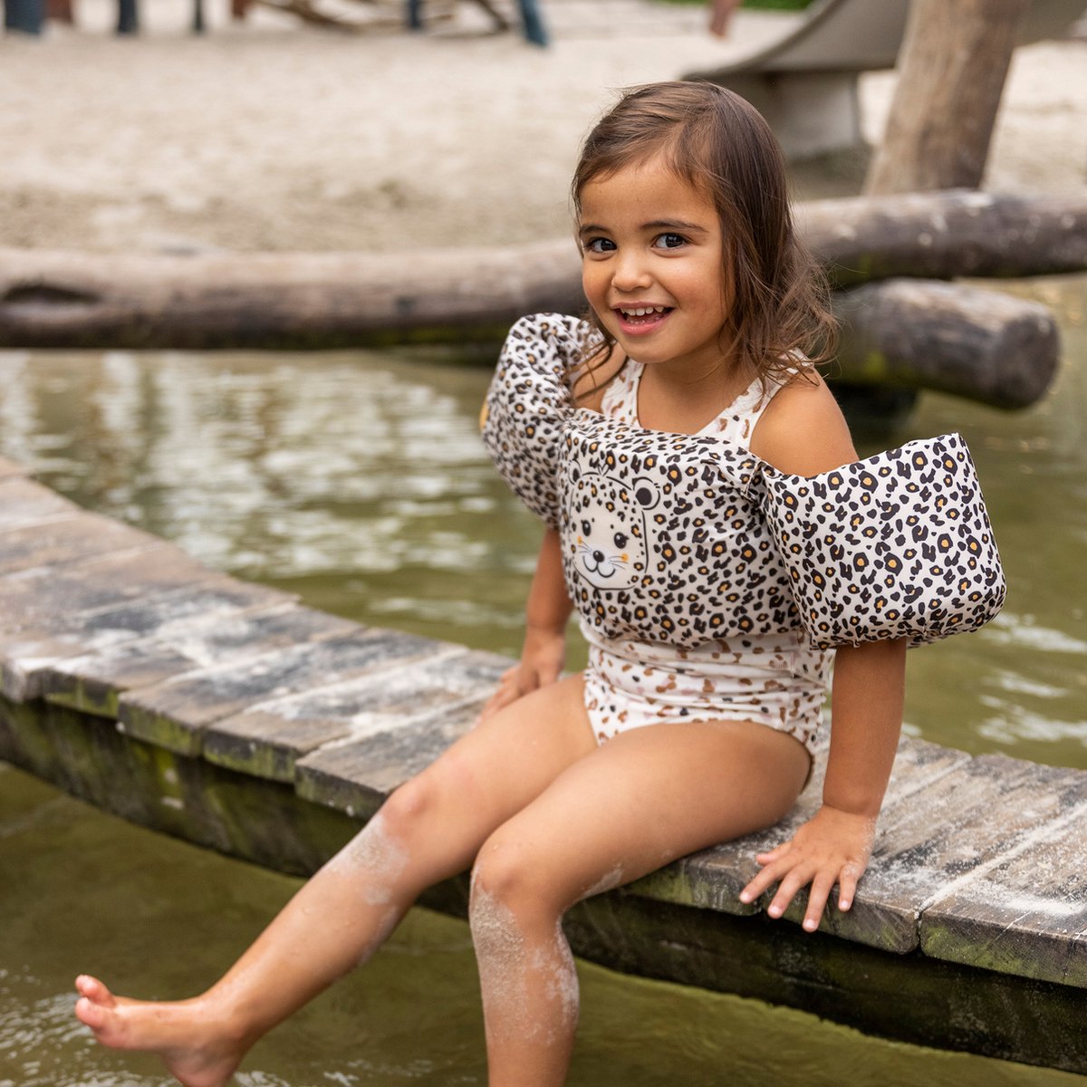 Swim Essentials Puddle Jumper - Beige - Safari Chique - 2/6 Jaar — afbeelding 12