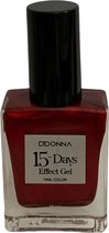 D'Donna - 15-Days Effect Gel Nagellak Pearl - Roze Rood Shimmer - 1 Flesje met 16 ml. inhoud - Nummer 10