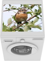 Wasmachine beschermer mat - Vogel - Takken - Bladeren - Breedte 55 cm x hoogte 45 cm