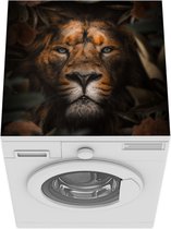 Wasmachine beschermer mat - Dieren - Leeuw - Jungle - Breedte 60 cm x hoogte 60 cm