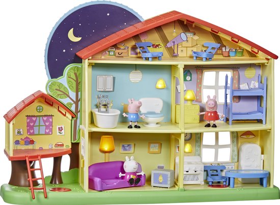 Peppa Pig -  Speelhuis van opstaan tot naar bed gaan - Speelfiguur - Peppa Pig