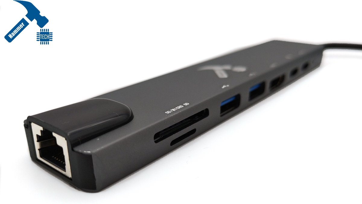 HammerTECH USB C Hub – Universeel – 4K HDMI – SD