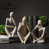 Lovineur & Co. De denkers abstracte beeldjes || Decoraties || Woondecoraties || standbeeeldjes ||