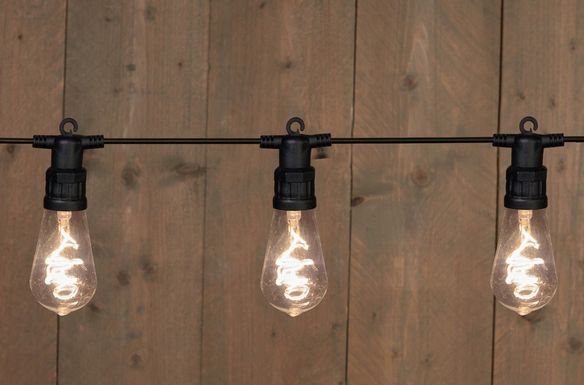 Partyverlichting - 10 LED - ø5 cm – Warm Wit - 10m