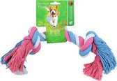 Boon floss-toy blauw/roze/wit, large 39 cm