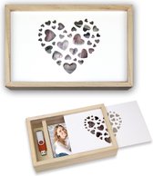 ZEP Love Box USB 10x15 cm hout voor foto's en stick CZ1246