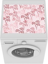 Wasmachine beschermer mat - Bloemen - Patronen - Roze - Breedte 55 cm x hoogte 45 cm