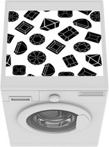 Wasmachine beschermer mat - Juwelen - Diamant - Patronen - Breedte 55 cm x hoogte 45 cm