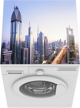 Wasmachine beschermer mat - Dubai - Lucht - Toren - Breedte 60 cm x hoogte 60 cm