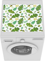 Wasmachine beschermer mat - Eikel - Herfst - Patroon - Breedte 55 cm x hoogte 45 cm
