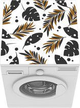 Wasmachine beschermer mat - Bladeren - Monstera - Varen - Patroon - Breedte 60 cm x hoogte 60 cm