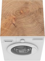Wasmachine beschermer mat - Achtergrond van de structuur in houten planken - Breedte 60 cm x hoogte 60 cm
