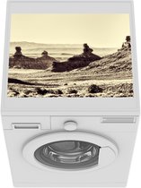 Wasmachine beschermer mat - Utah landschap sepia fotoprint - Breedte 55 cm x hoogte 45 cm