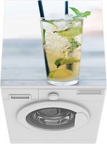 Wasmachine beschermer mat - Mojito op het strand - Breedte 60 cm x hoogte 60 cm