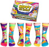 Oddsocks - Hippy Go Lucky - Damessokken - 6 stuks - Mismatched - Multipack - maat 37-42