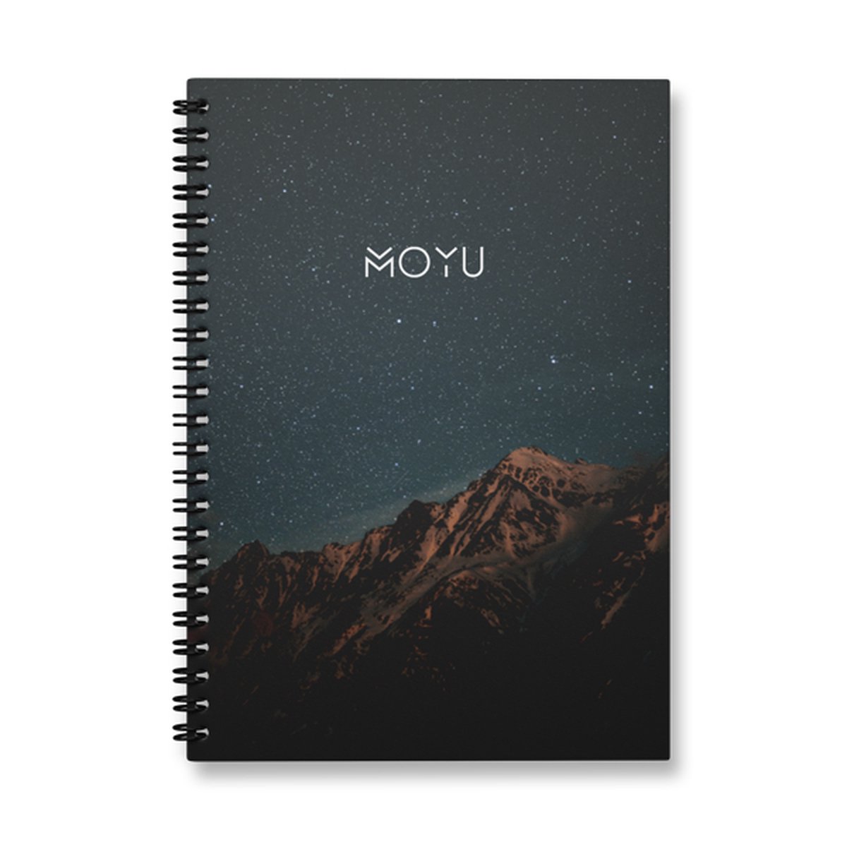 MOYU Ringband A5 Hardcover | Midnight Mountain | Uitwisbaar & Herschrijfbaar Notitieboek