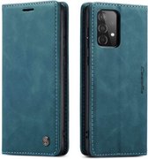 Samsung Galaxy A52 5G/4G - CaseMe hoesje met pasjeshouder - Bookcase - BLAUW