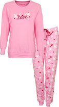 Tenderness Dames Pyjama Roze TEPYD1121A - Maten: XL